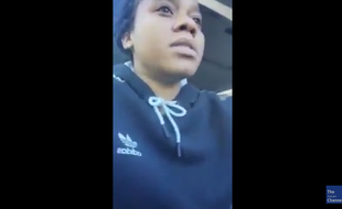 Capture d'écran d'une vidéo Facebook Live tournée par l'une des victimes.