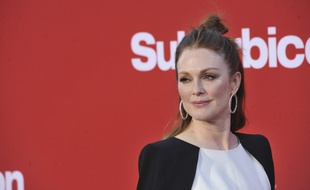 L'actrice Julianne Moore à l'avant-première de Suburbicon à Los Angeles