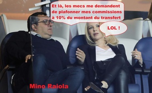 Mino Raiola, président du Forum des agents de football, qui s'oppose à la volonté de la Fifa de limiter les commissions des agents sur les transferts.
