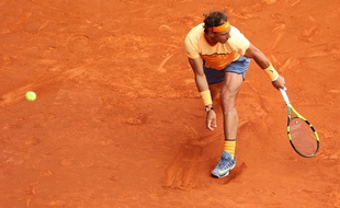 Rafael Nadal a été battu en demi-finale du tournoi de Madrid par Andy Murray, le 7 mai 2016.