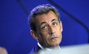 Le président de l'UMP, Nicolas Sarkozy, le 17 janvier 2015 à Paris