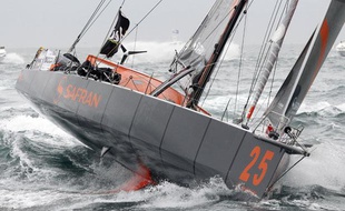 Le skippeur Marc Guillemot, le 10 novembre 2012 lors du Vendée Globe.