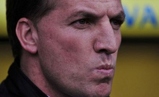 Brendan Rodgers, l'entraîneur de Liverpool, le 20 avril 2014.