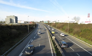 Nantes, illustration du peripherique ouest
