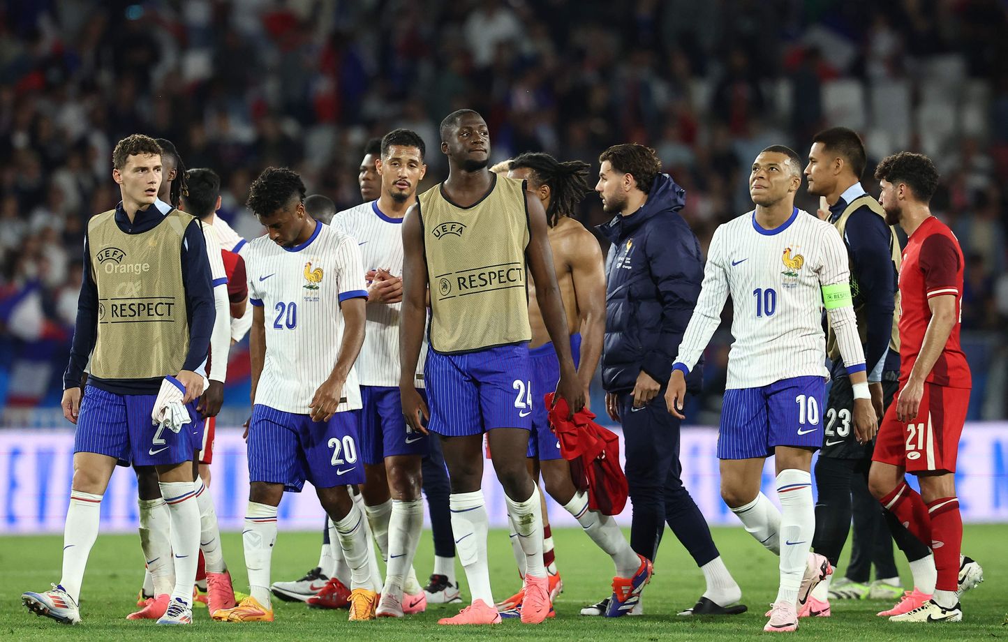 Les Bleus ont livré une prestation à la limite du supportable, dimanche, face au Canada. 