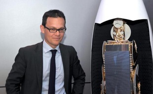 Stéphane Israël, le PDG d'Arianespace, le 18 juin 2013 au Bourget