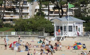 Une plage d'Arcachon (33) en 2009.