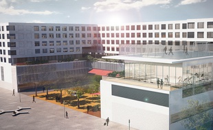 Le bâtiment principal accueillera quatre écoles.