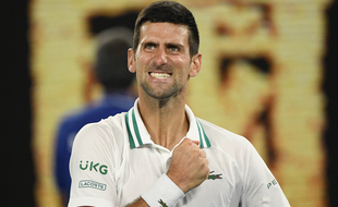 Novak Djokovic, le 18 février 2021.