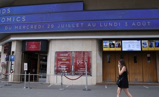 L’entrée du cinéma Le Grand Rex, à Paris le 31 juillet 2020.