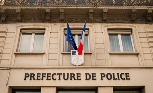 Le 23 juillet 2018, à Paris. La façade de la préfecture de police de Paris, au 12, quai de Gesvres