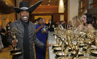 Billy Porter, récompensé lors des 71e Emmy Awards, le 22 semptembre 2019 à Los Angeles.