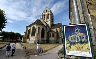 L'église d'Auvers-sur-Oise, le 11 août 2015