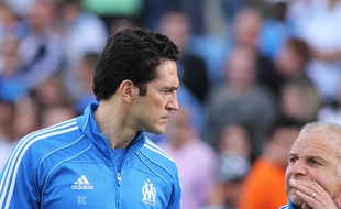 L'ancien médecin de l'OM Christophe Baudot, ici avec le kiné Alain Soultanian, en 2011