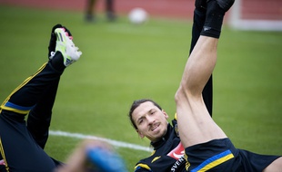 L'attaquant de la Suède Zlatan Ibrahimovic, le 13 novembre 2014.