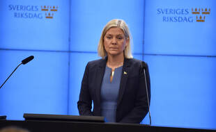 La chef du Parti social-démocrate suédois et nouvelle Première ministre Magdalena Andersson a démissionné le jour de son élection le mercredi 24 novembre 2021.