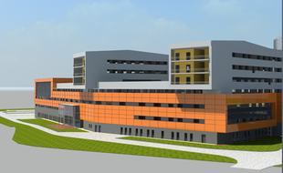 Projection de la future clinique du Sud-Est toulousain.