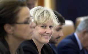 Nadine Morano à Moscou (Russie), le 2 octobre 2015.