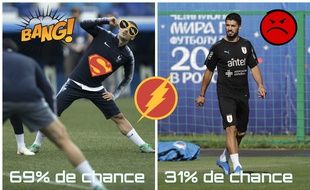 Le match entre Antoine Griezmann et Luis Suarez devrait tourner en la faveur du Français selon les statistiques.