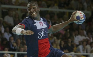 Le handballeur du PSG Luc Abalo, le 1er septembre 2013.