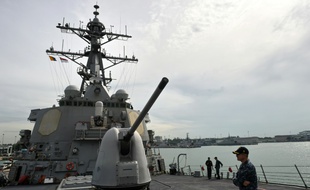 Le destroyer américain USS Stethem à Singapour, le 19 juillet 2016 (Photo illustration)