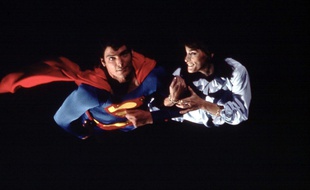 Margot Kidder avec Christopher Reeve dans le film «Superman», en 1978.