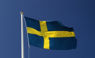 Un drapeau suédois.