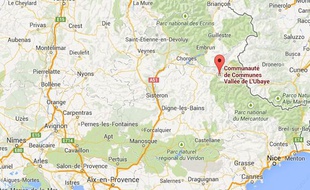 google map vallée de l'ubaye