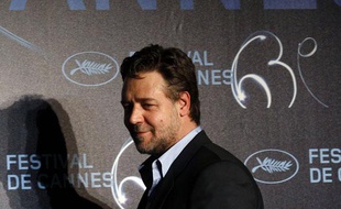 Russell Crowe à Cannes le 12 mai pour l'ouverture du festival.