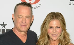 Le comédien Tom Hanks et son épouse, l'actrice et productrice Rita Wilson