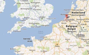 Google Maps de Zélande, une ville située dans le sud-ouest des Pays-Bas