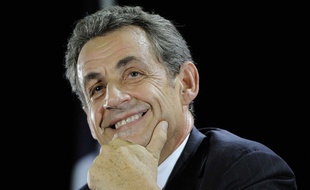Nicolas Sarkozy à Saint-Julien-les-Villas le 2 octobre 2014.