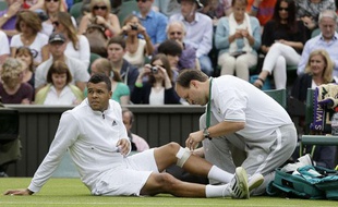 Jo-Wilfried Tsonga, le 26 juin 2013 à Wimbledon.