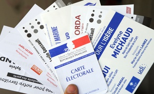 Illustration du vote pour les départementales 2015 en Isère.