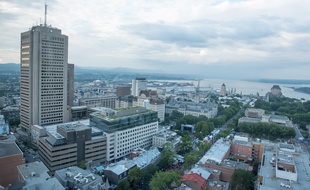 La ville de Québec.