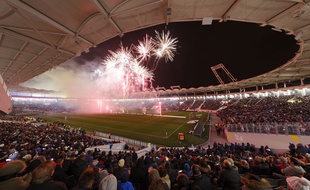 Le Stadium de Toulouse lors du premier match de L1 après les travaux en vue de l'Euro 2016, le 16 janvier 2016 entre le TFC et le Paris Saint-Germain.
