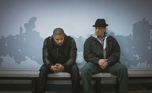 Michael B. Jordan et Sylvester Stallone dans Creed