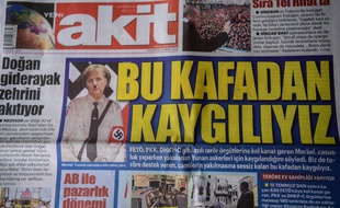 La une du Yeni Akit, le 26 mars 2018.