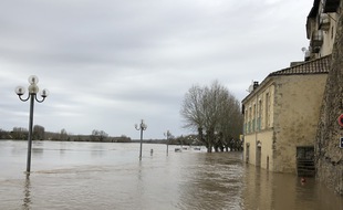 La Réole doit faire face à une crue importante.
