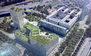 Le projet architectural pour l'Agence européenne du médicament à Lille.