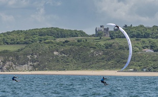 Illustration kite surf