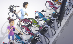 Les stations pourront accueillir deux fois plus de vélos grâce au système de « fourche cadenas » du Vélib' deuxième génération.