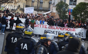 Manifestation, ce dimanche, à Montpellier.