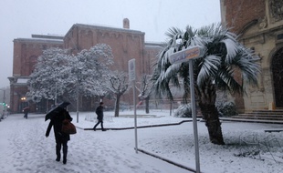 Chute de neige le 3 février 2015 à Toulouse
