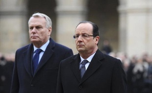 Le président François Hollande perd 5 points de popularité en un mois avec 26% de satisfaits de son action, tandis que son Premier ministre Jean-Marc Ayrault en perd 3 points à 28%, selon le baromètre de l'action politique Ipsos/Le Point publié lundi.