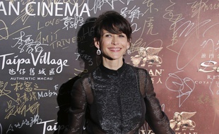 Sophie Marceau, sur le tapis rouge des Asian Film Awards à Macau, le 17 mars 2016.