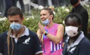 Simona Halep, victorieuse du tournoi de Rome, le 21 septembre 2020.
