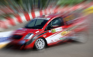 Strasbourg le 2 octobre 2014. Rallye de France Alsace. Shakedown au Zenith et Hautepierre. Wendling