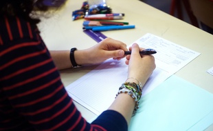 Une candidate au baccalauréat (illustration).