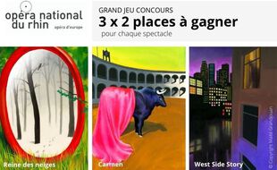 Jeu concours Opéra national du Rhin